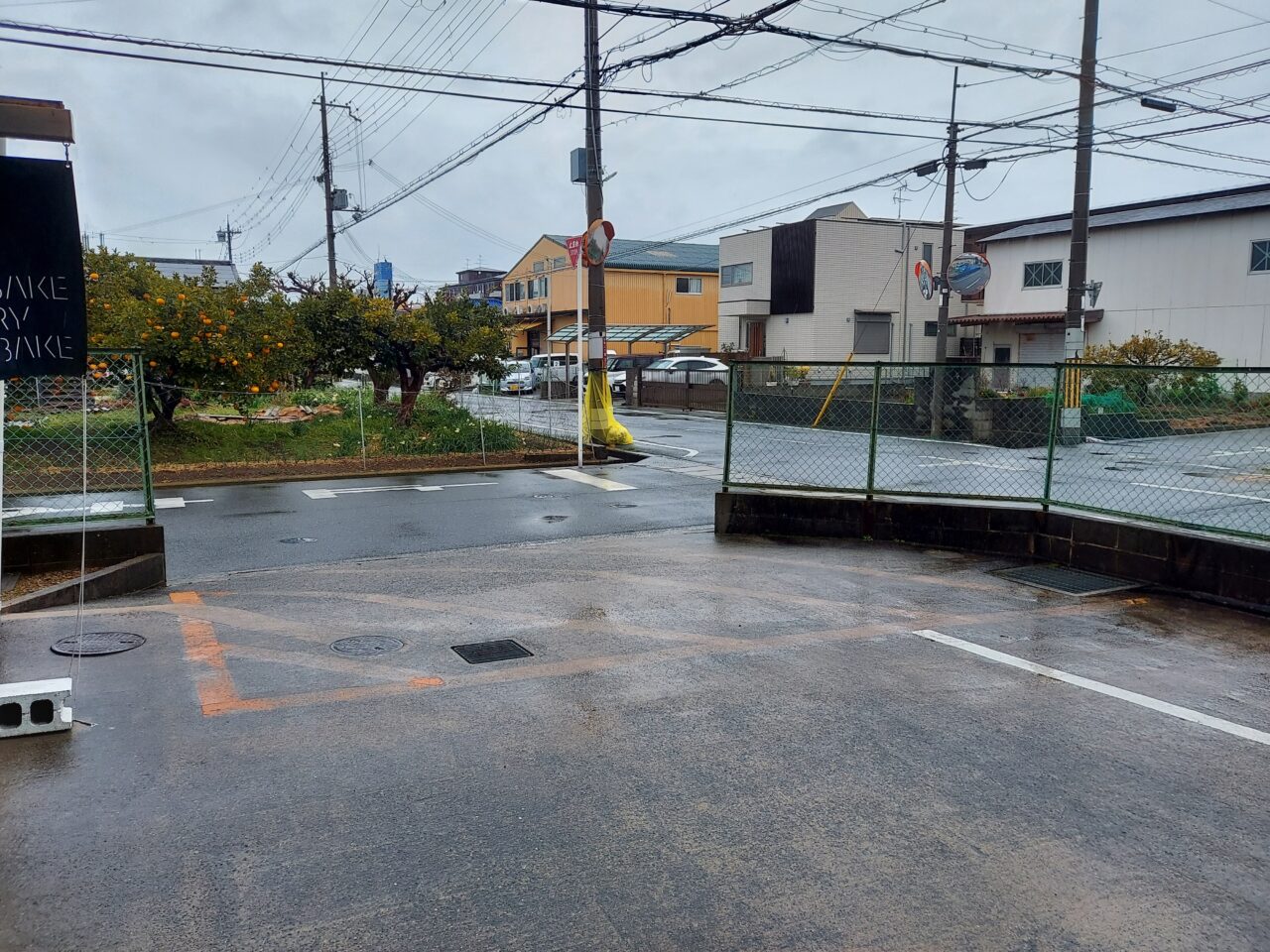 お店前