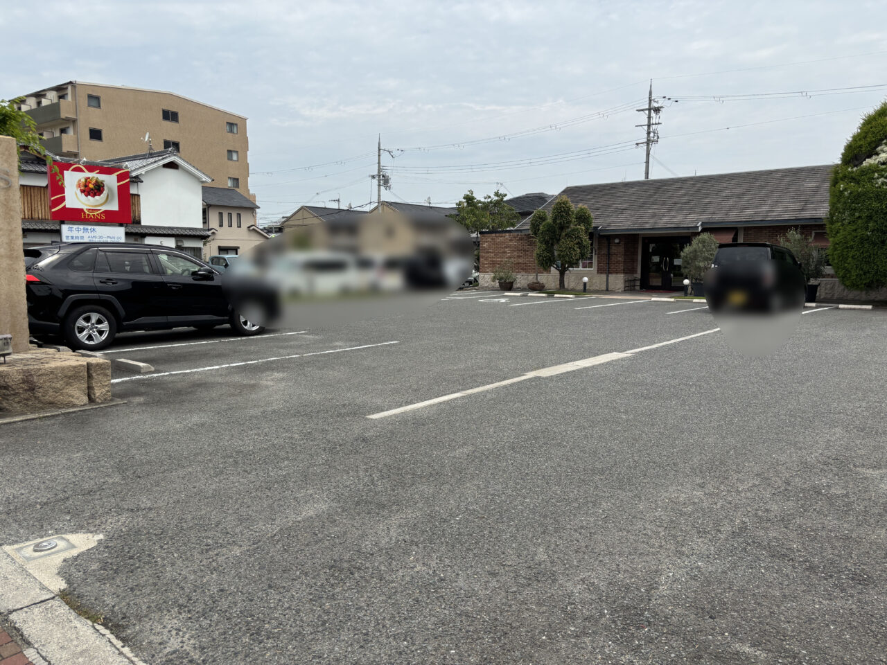 HANS洋菓子店駐車場