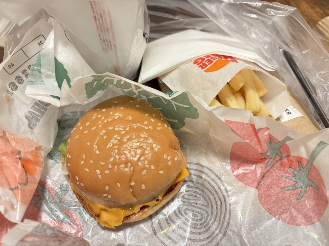 ワッパーチーズJrのセット