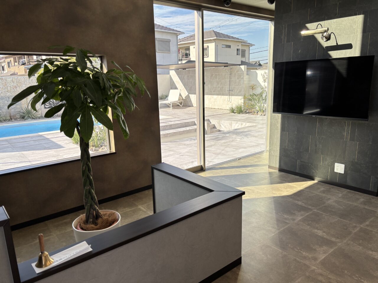 店内入り口の写真