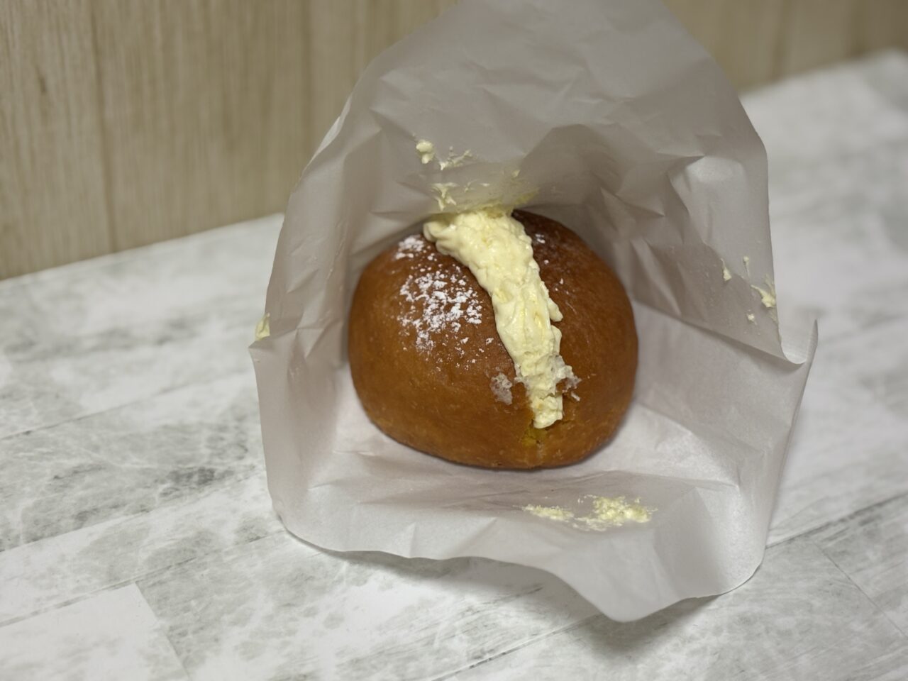 幸福の壺芋クリーム揚げパン