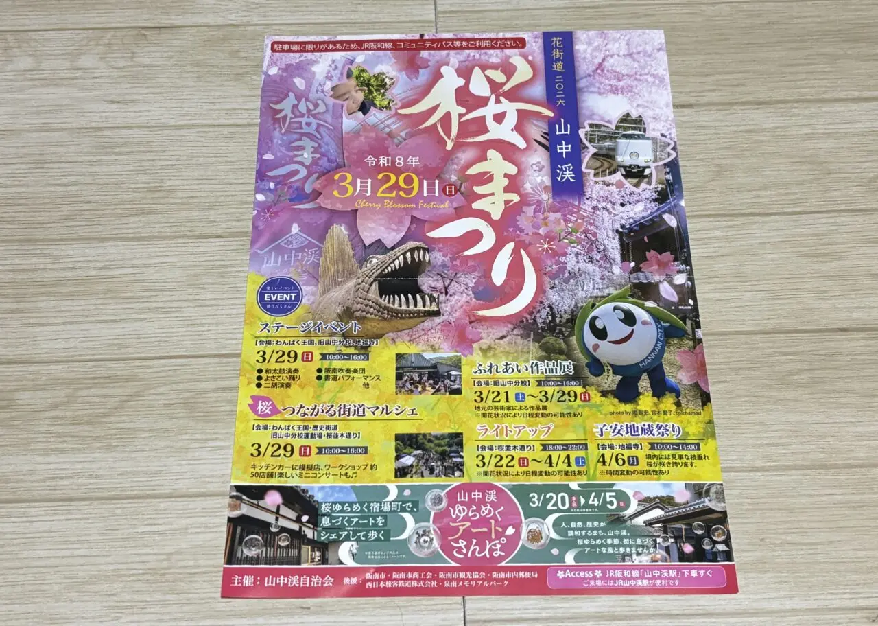 さくらまつりのチラシ