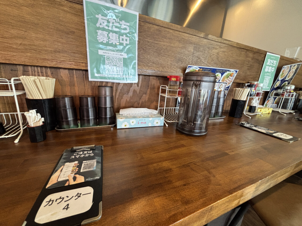 座席（カウンター）