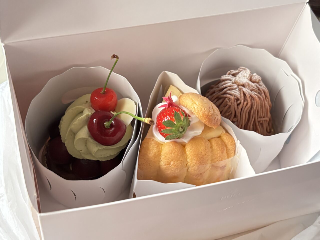 購入したケーキ