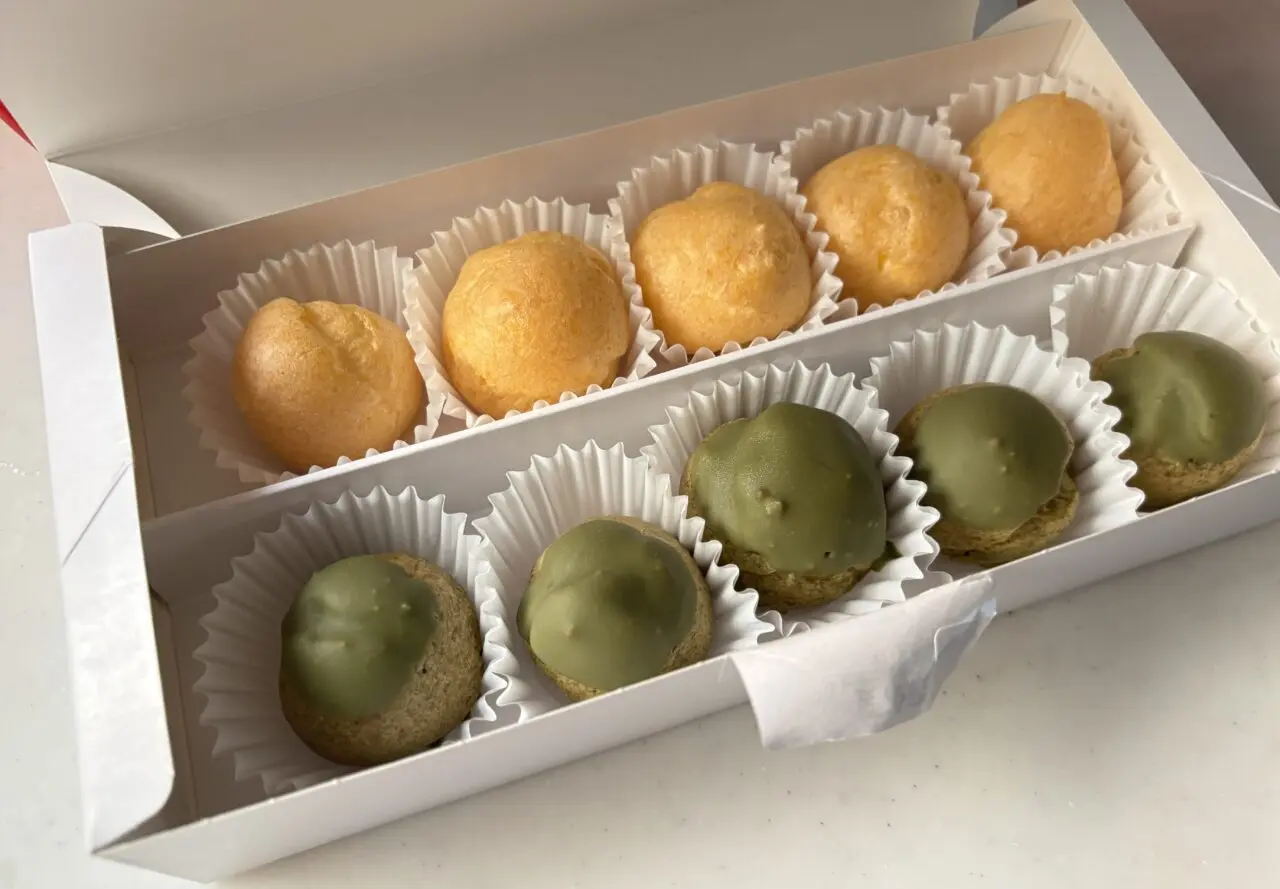 抹茶プチシューのセット